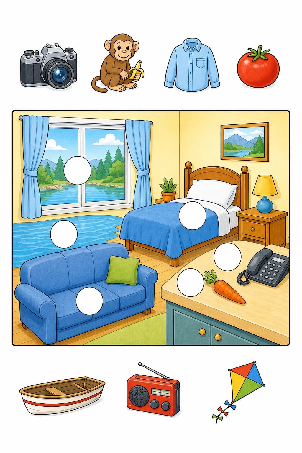 Starters Listening Part 1 Test 7