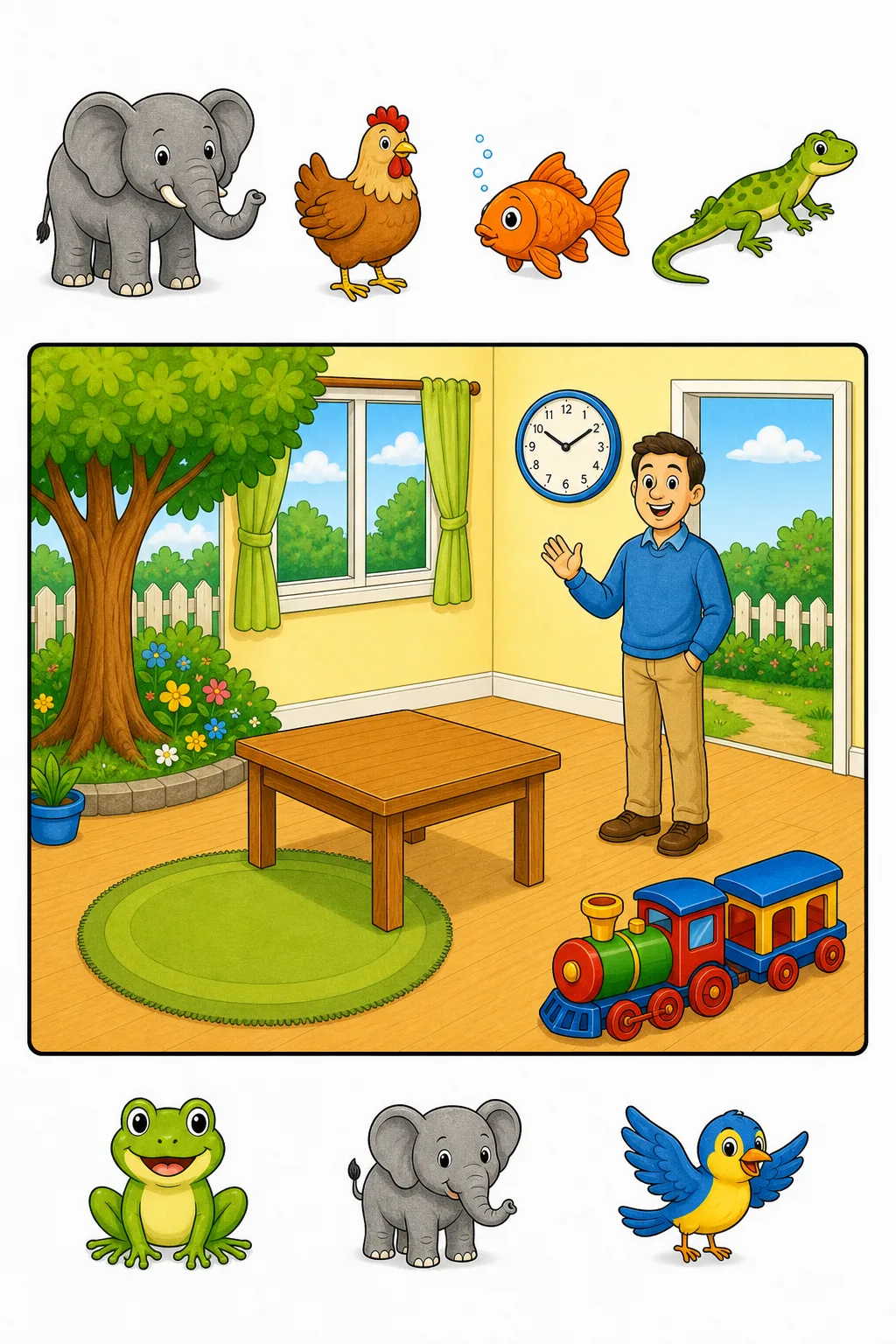 Starters Listening Part 1 Test 19