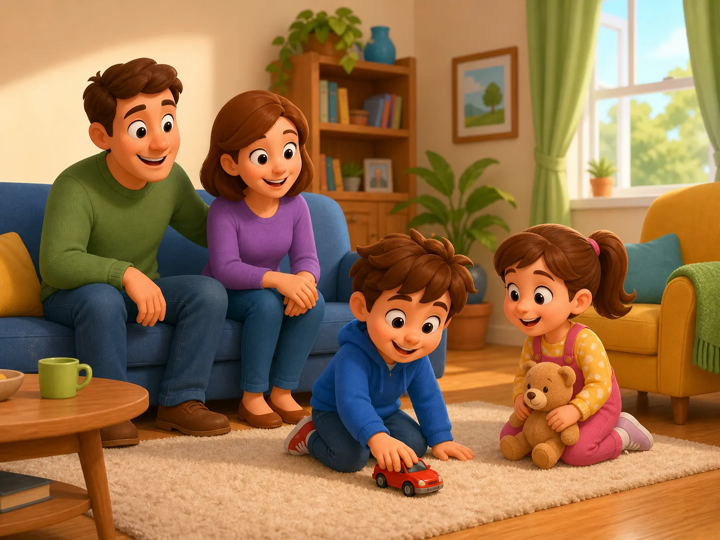 Tom's Family illustration