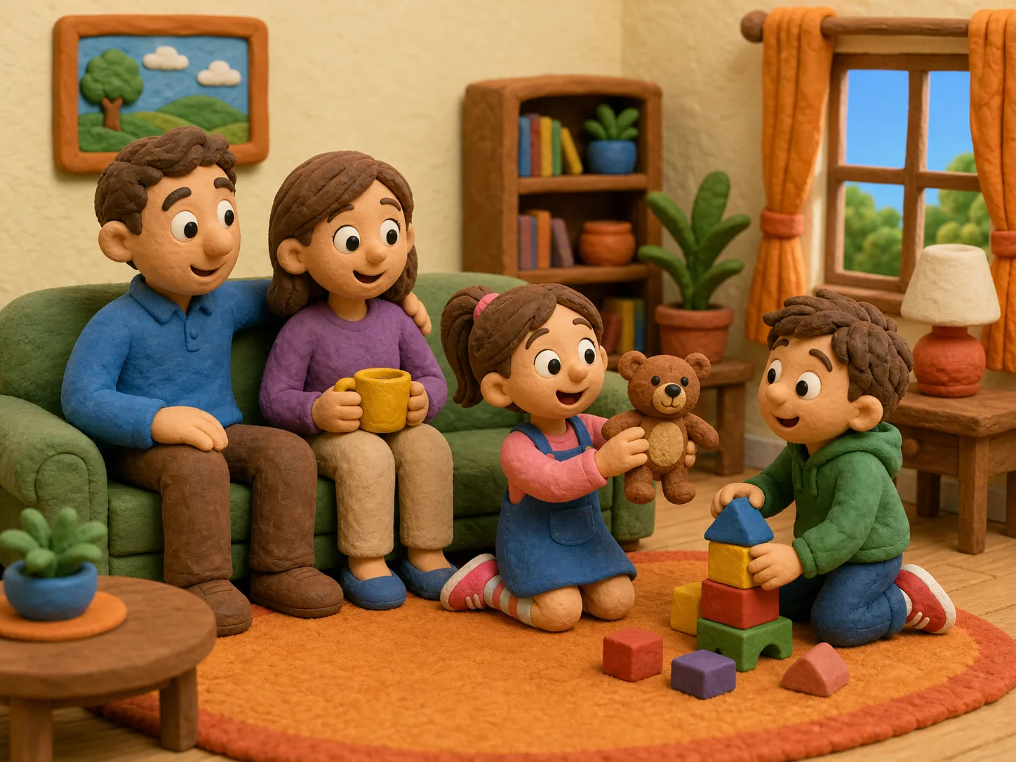 Sue's Family illustration