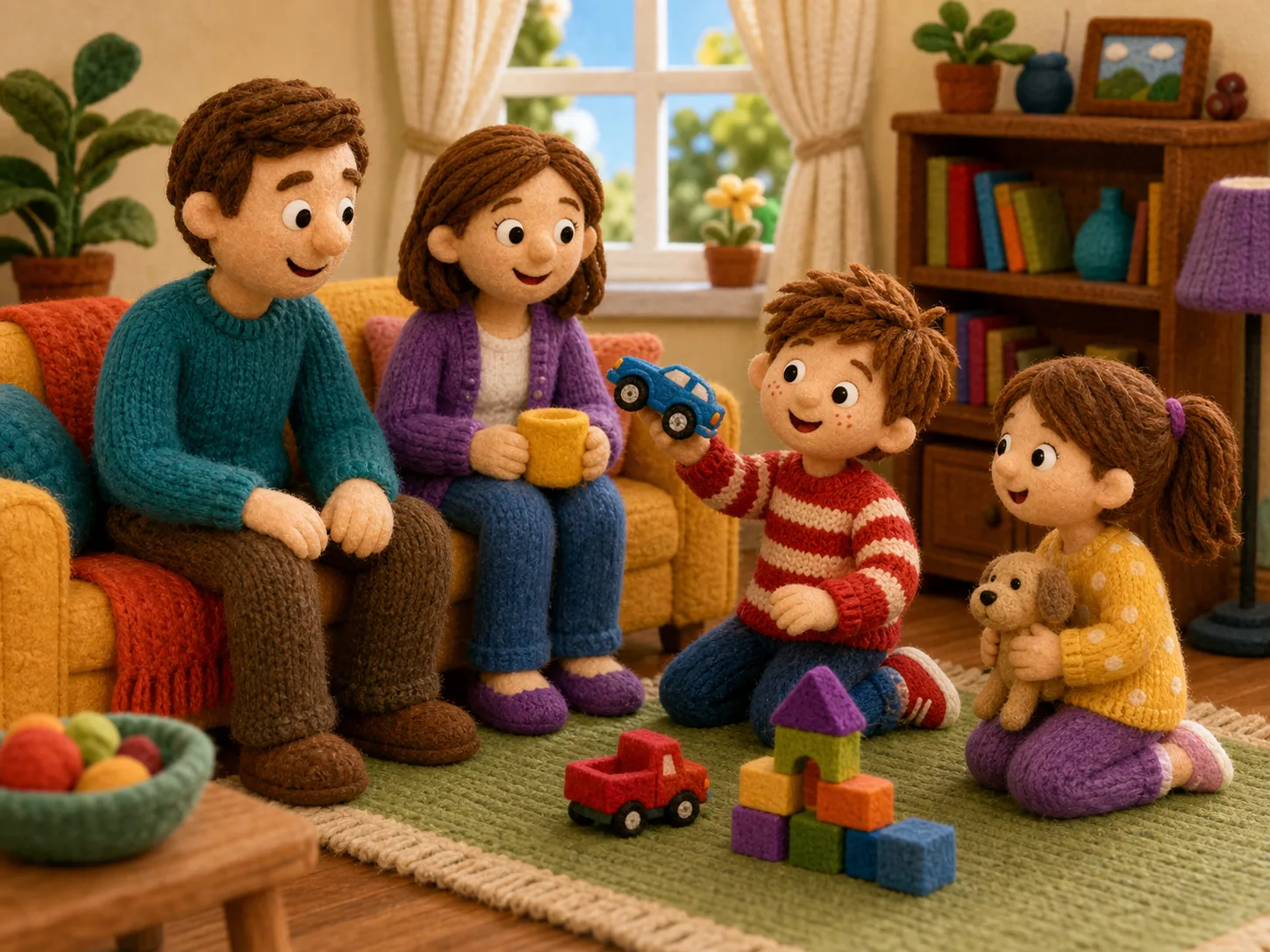 Bill's Family illustration