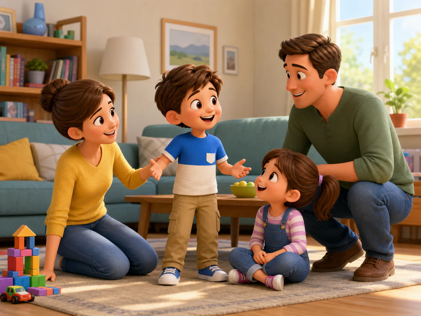 Sam's Family illustration