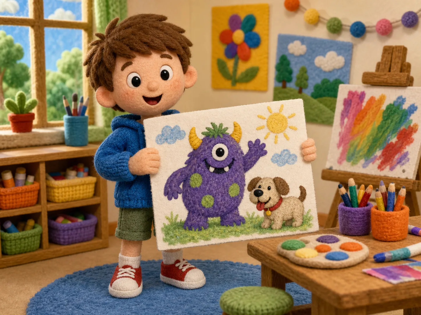 Jack's Monster Picture illustration