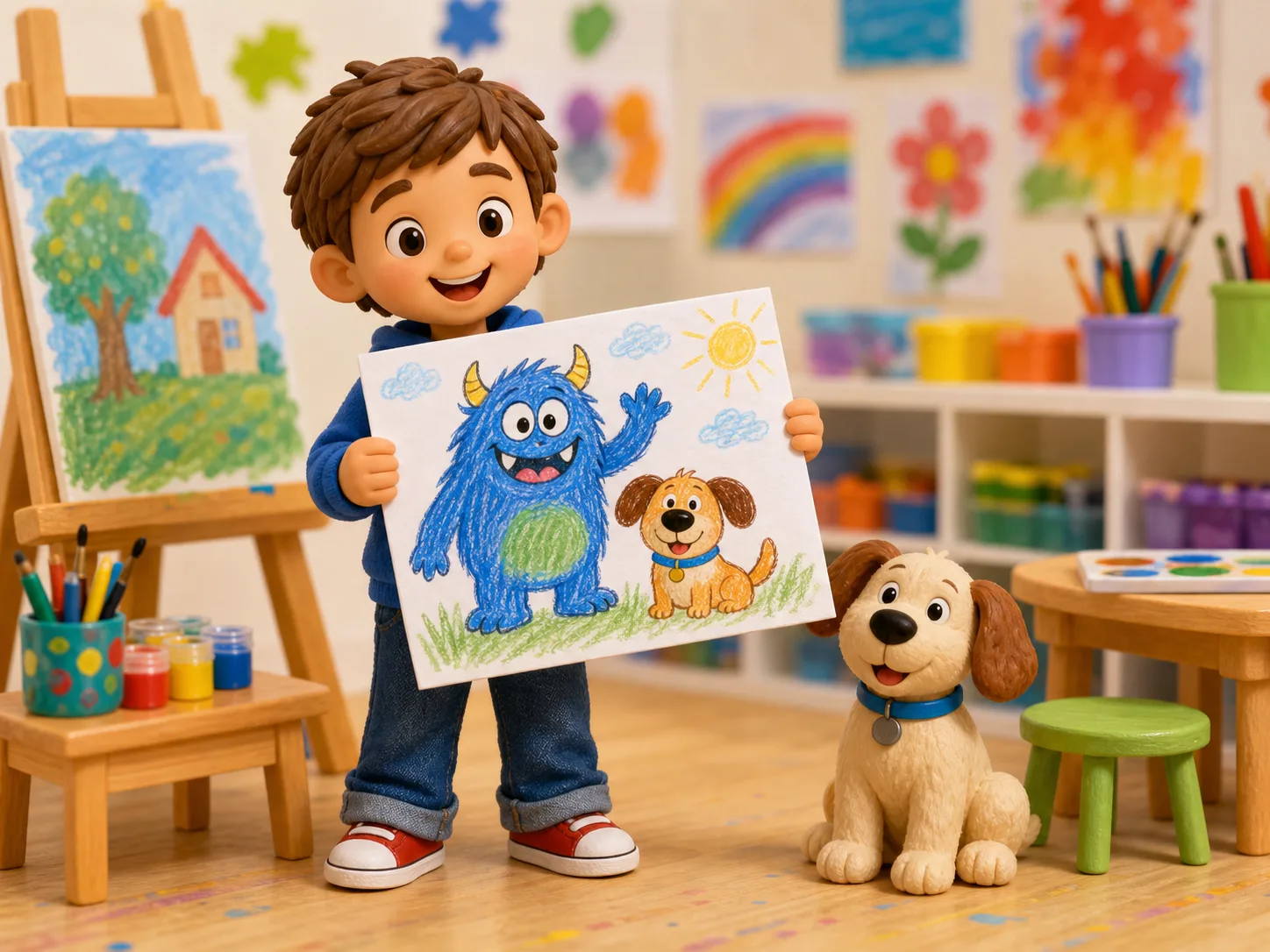 Dan's Monster Picture illustration