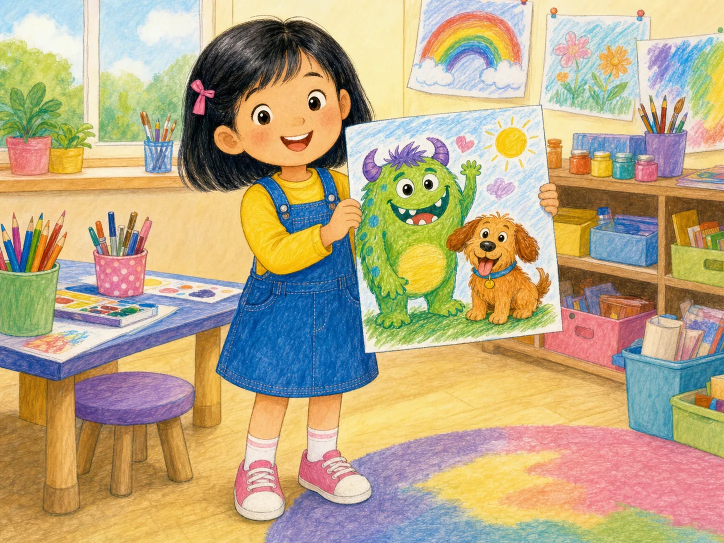 Kim's Monster Picture illustration