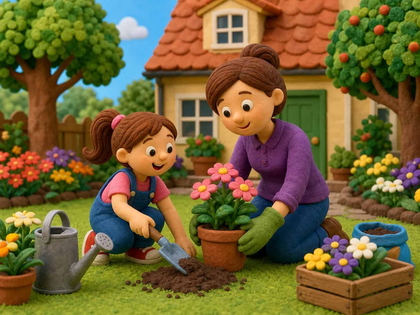 Sally's Garden illustration