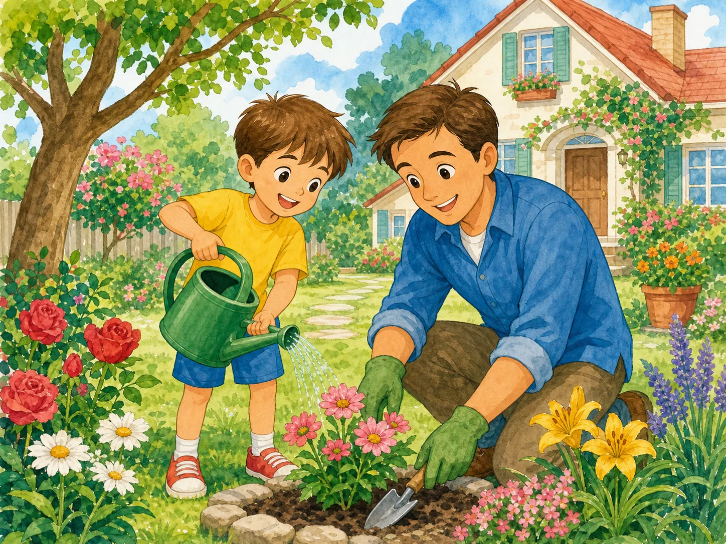 Alex's Garden illustration