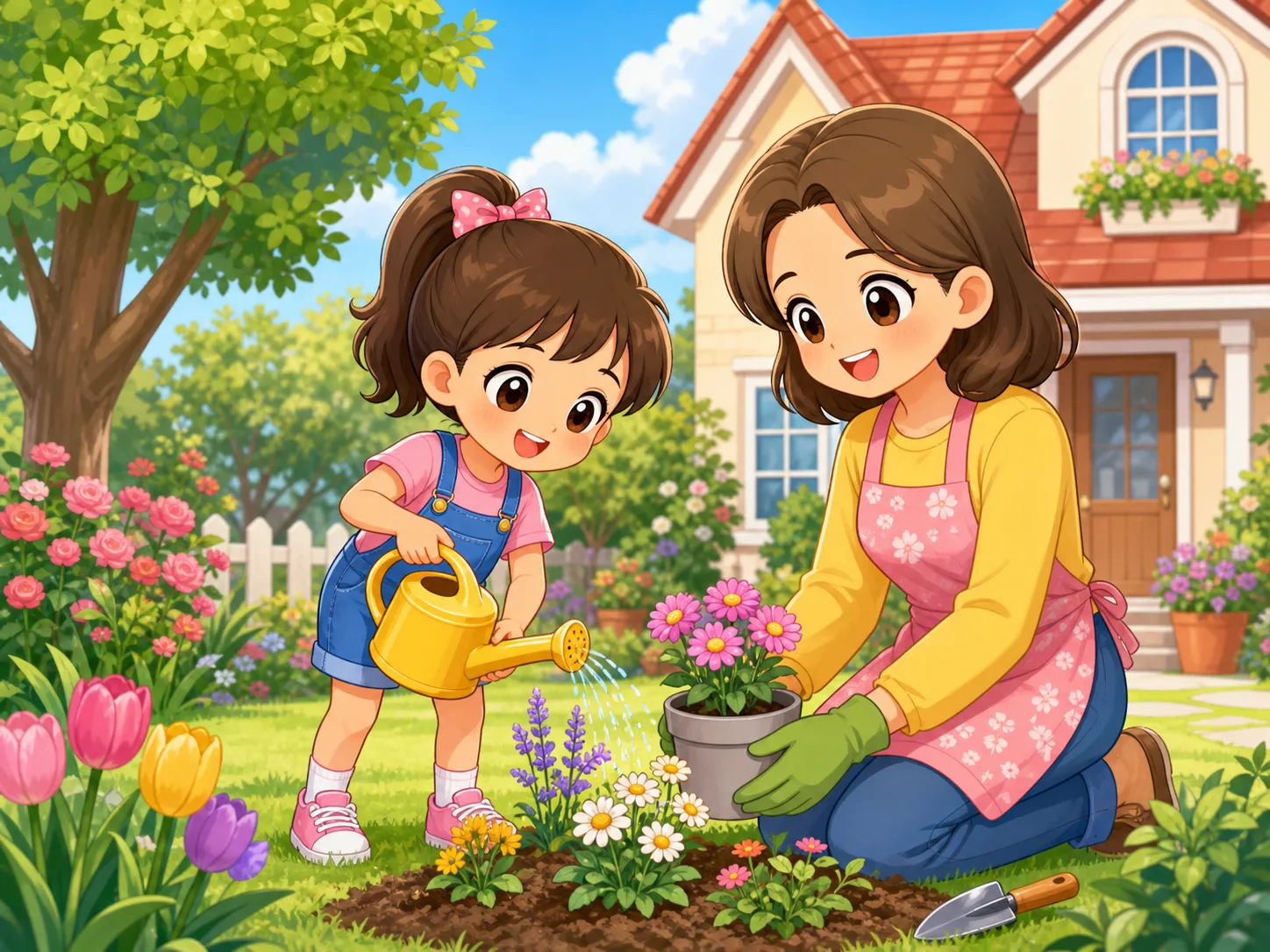 May's Garden illustration