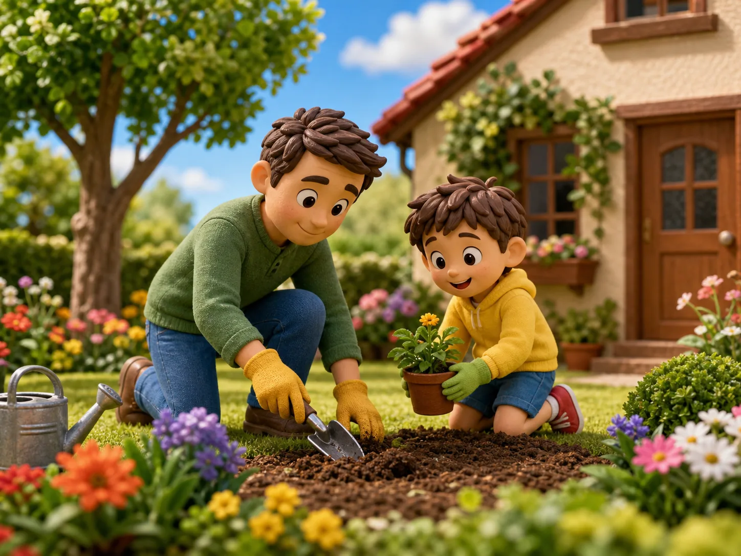 Tom's Garden illustration