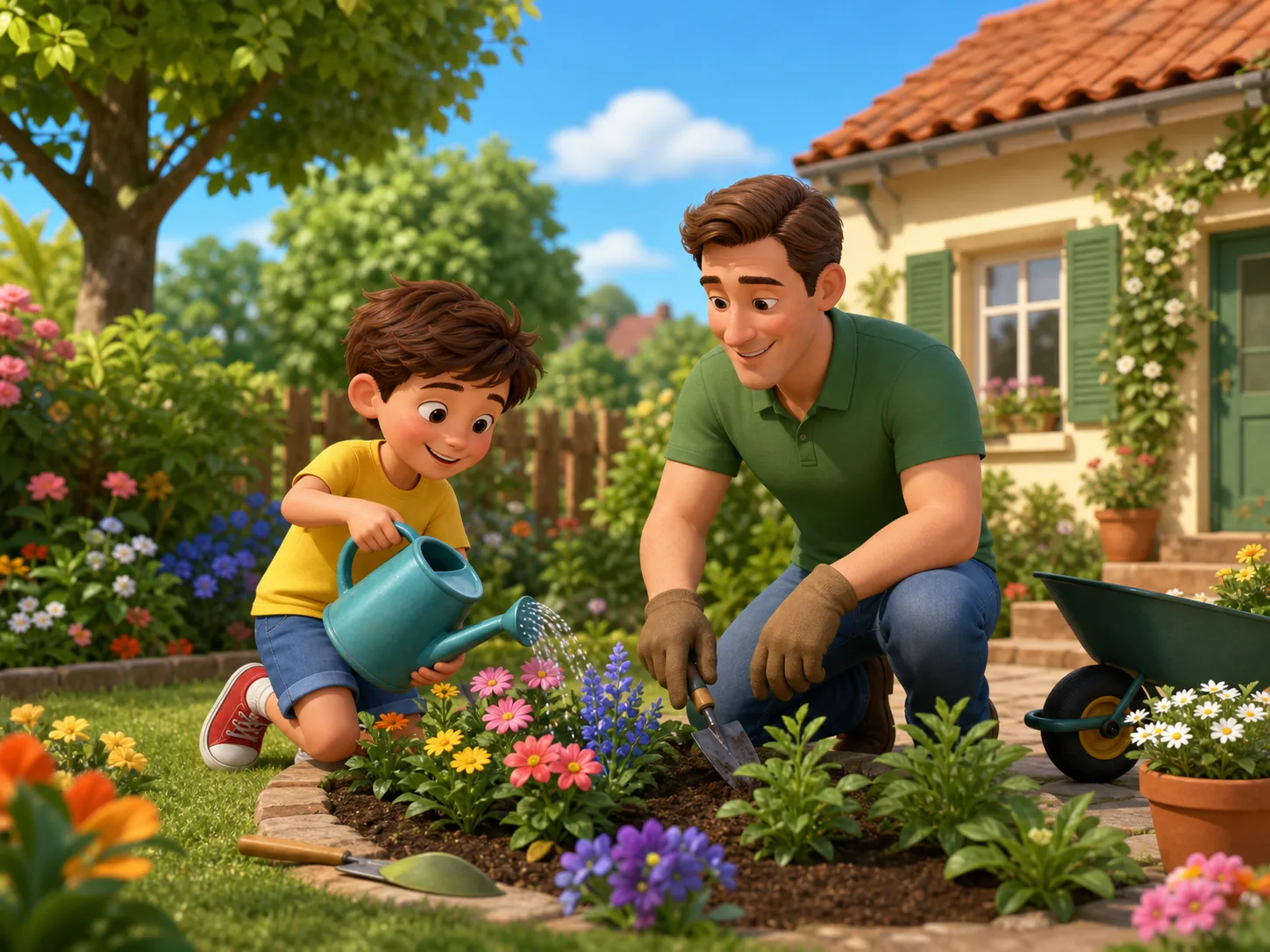 Tony's Garden illustration