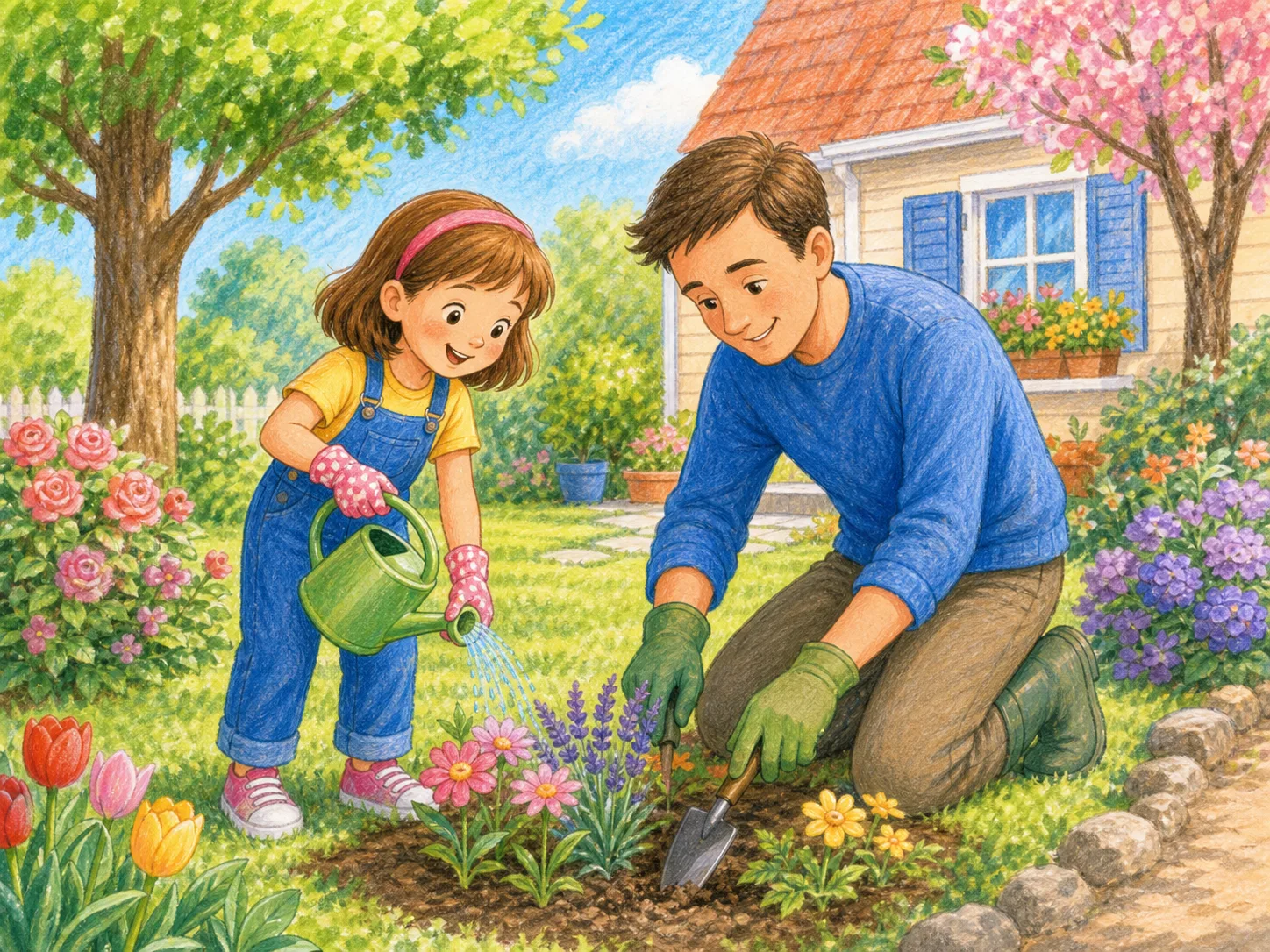 Lucy's Garden illustration