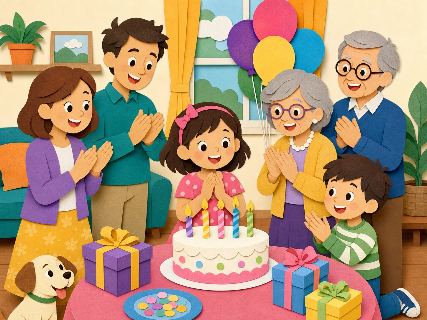 Grace's Birthday illustration