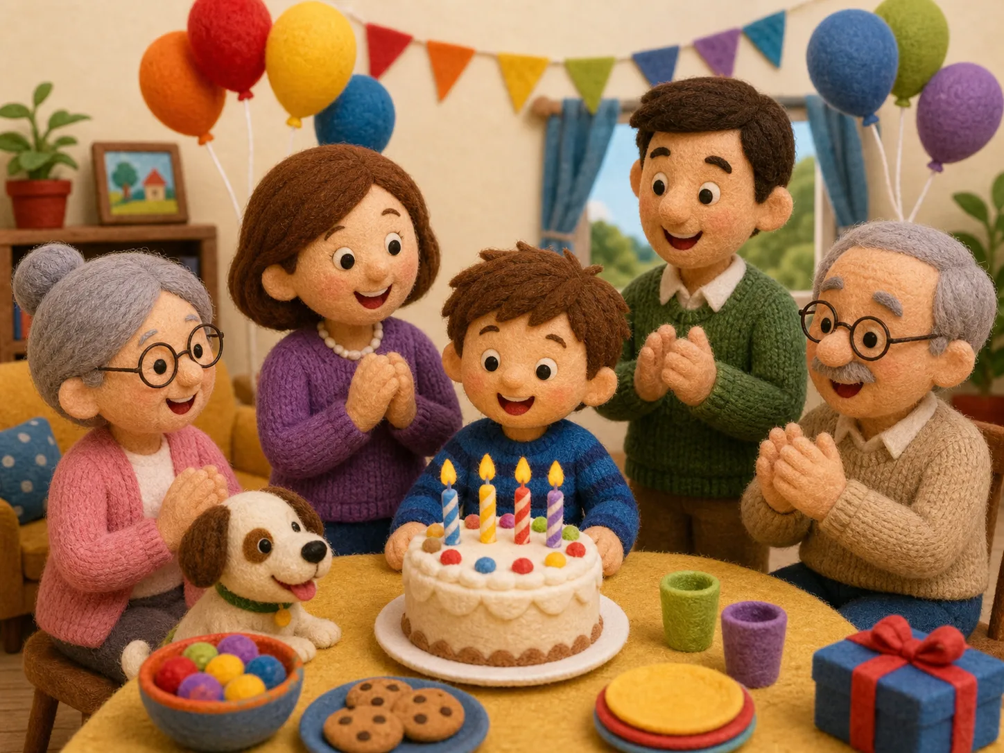 Tom's Birthday illustration