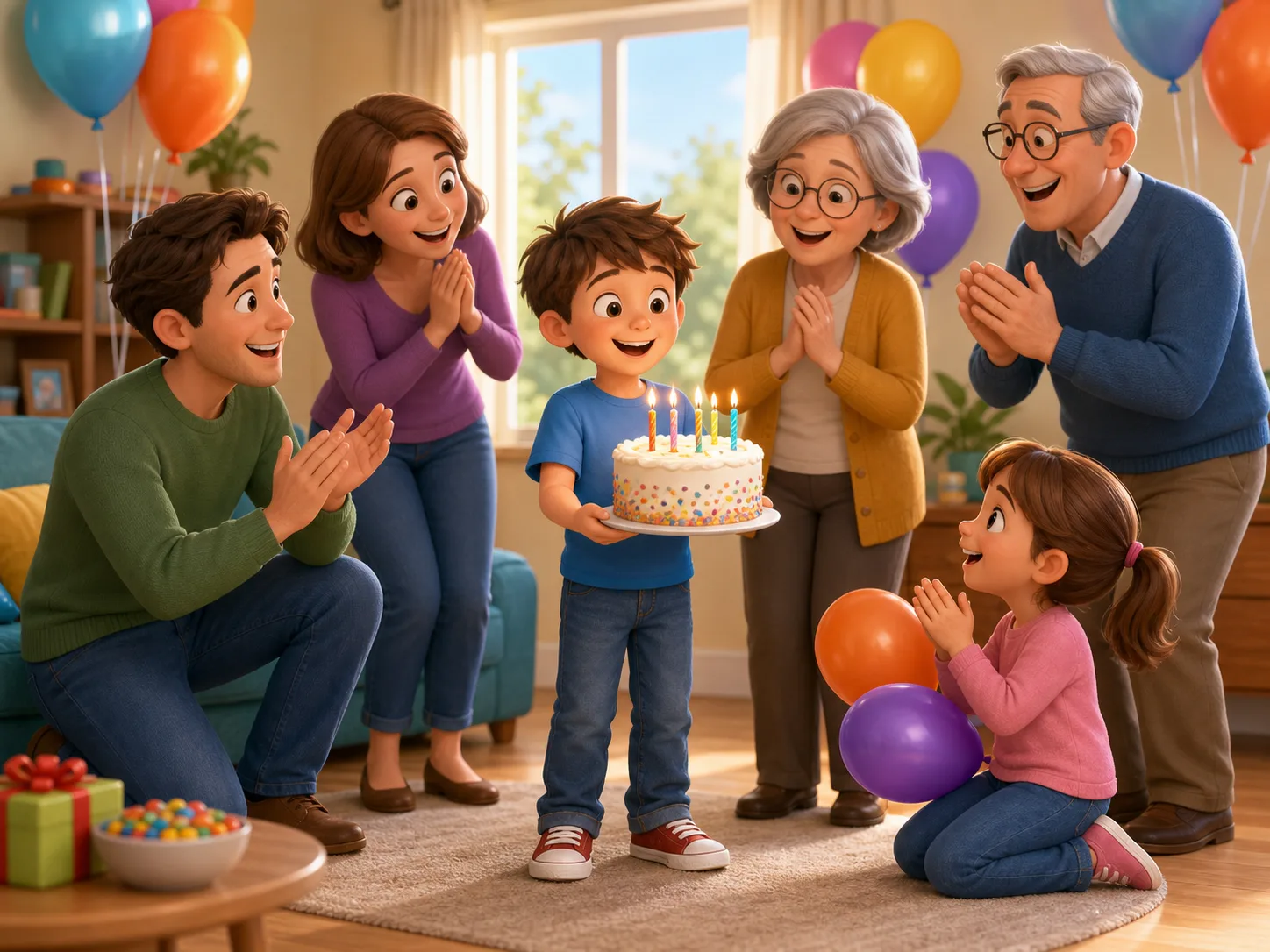 Bill's Birthday illustration