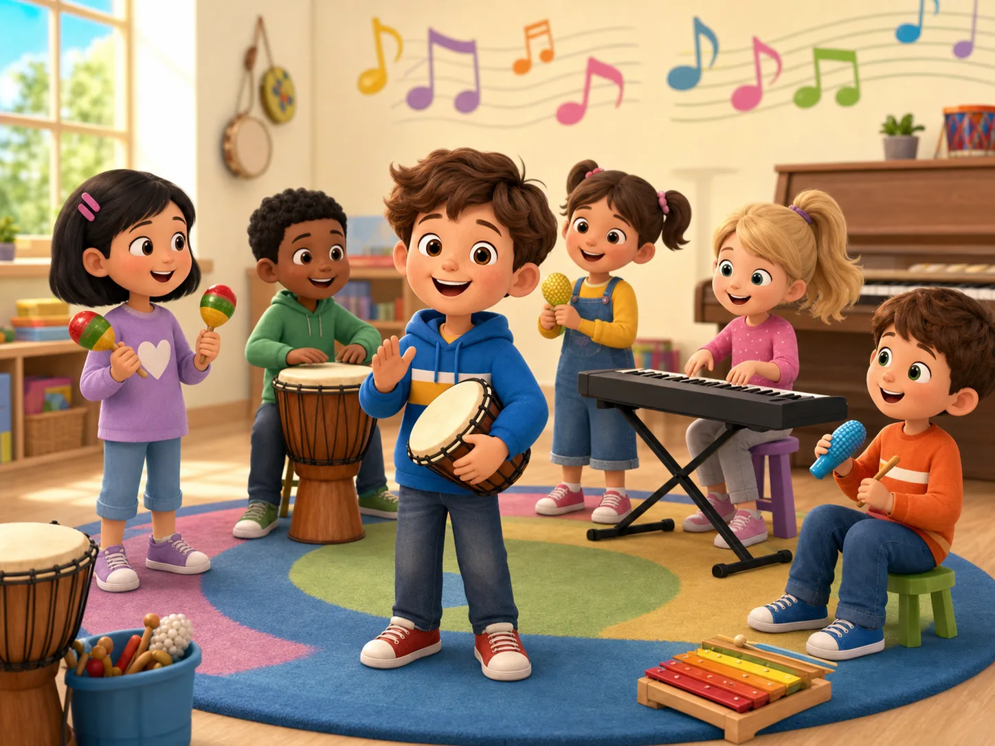 Dan's Music Class illustration