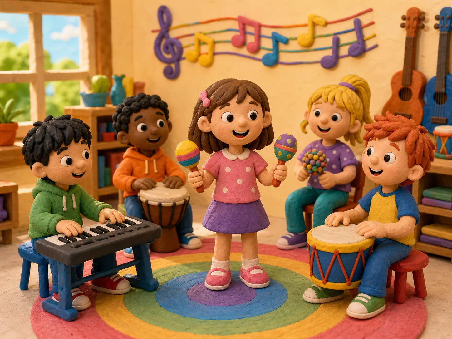 Anna's Music Class illustration