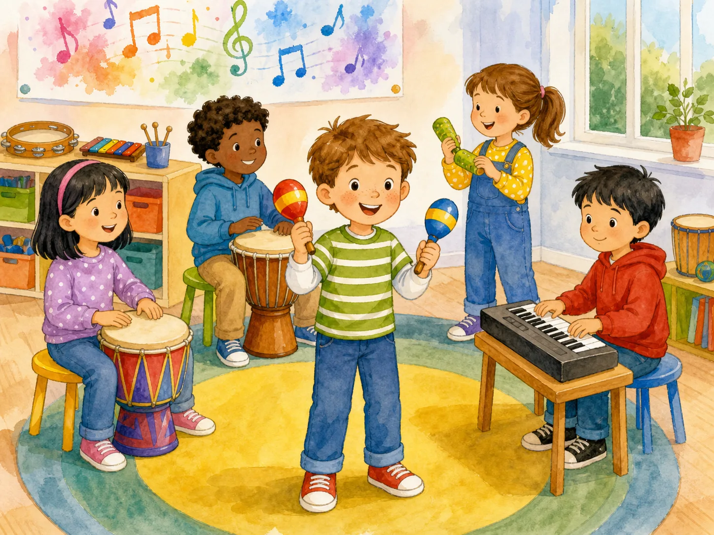 Nick's Music Class illustration