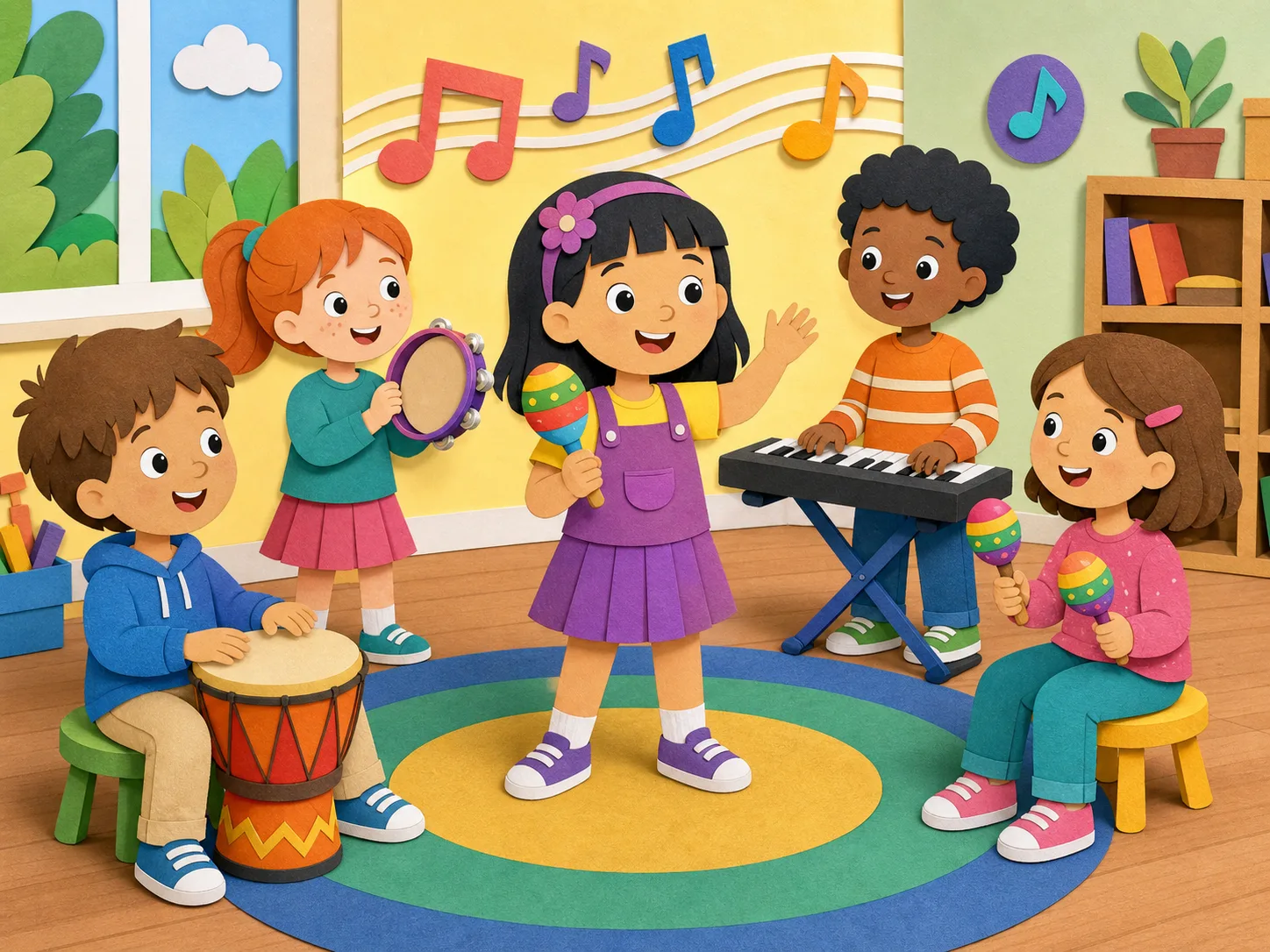 Lily's Music Class illustration