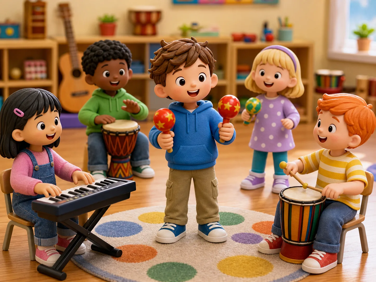 Pat's Music Class illustration