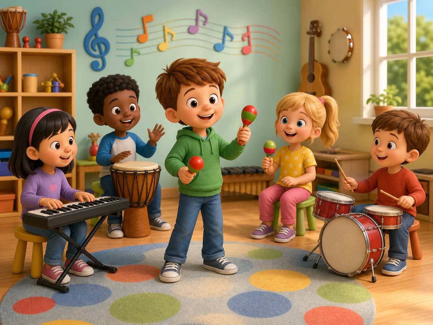 Jack's Music Class illustration