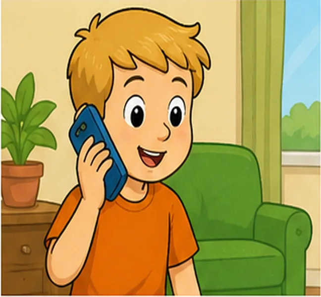 talking on the phone