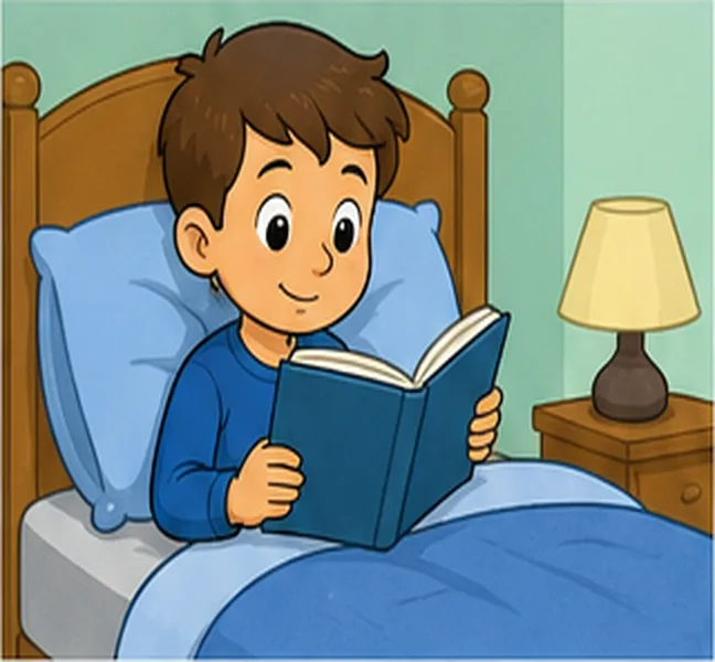 reading in bed