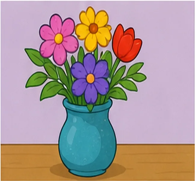flowers in a vase