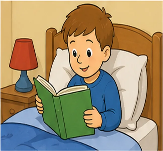 reading in bed