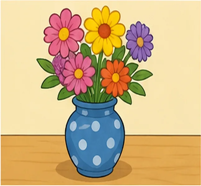flowers in a vase