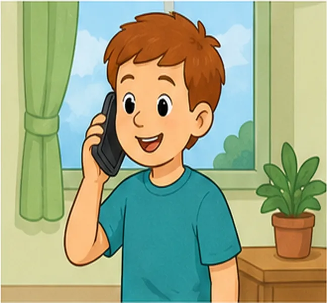 talking on the phone