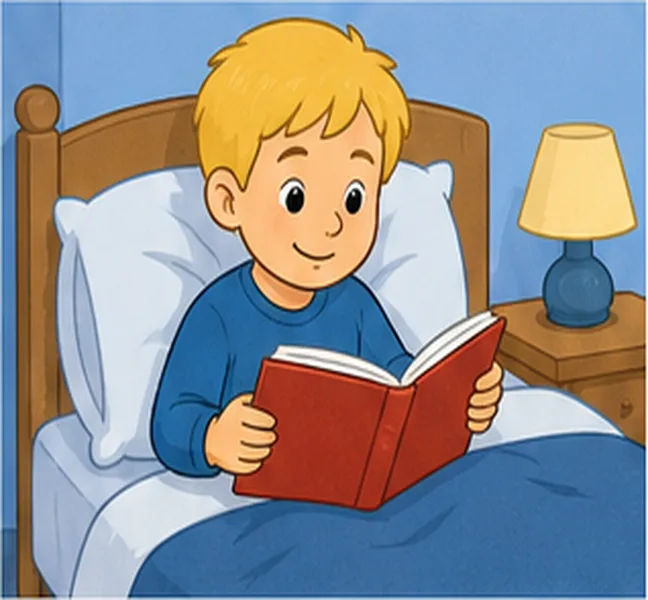 reading in bed
