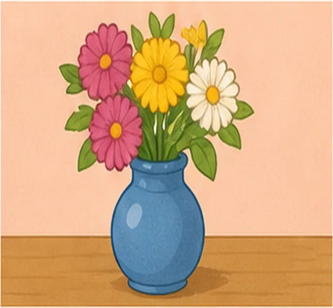 flowers in a vase