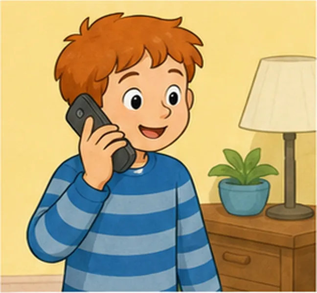 talking on the phone