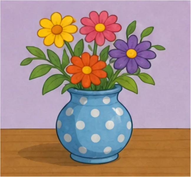 flowers in a vase