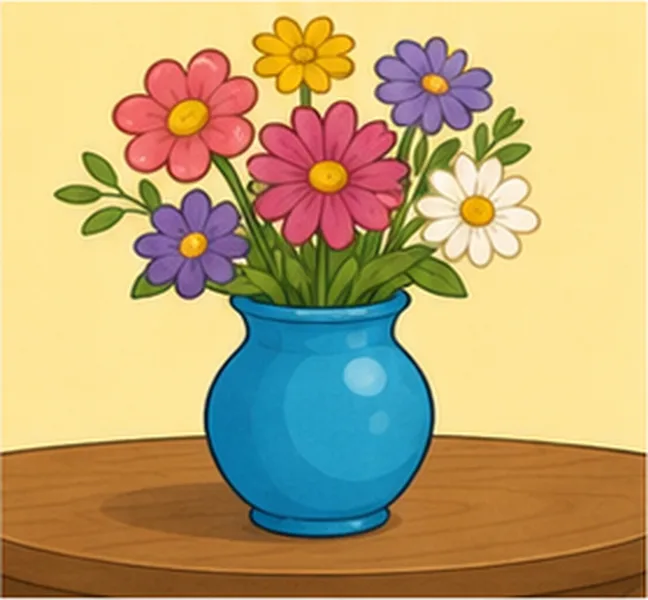 flowers in a vase