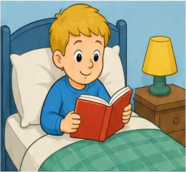 reading in bed
