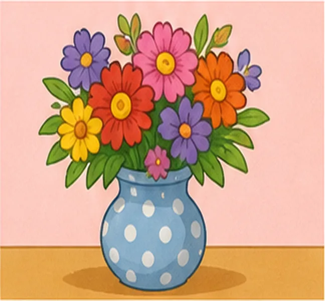 flowers in a vase