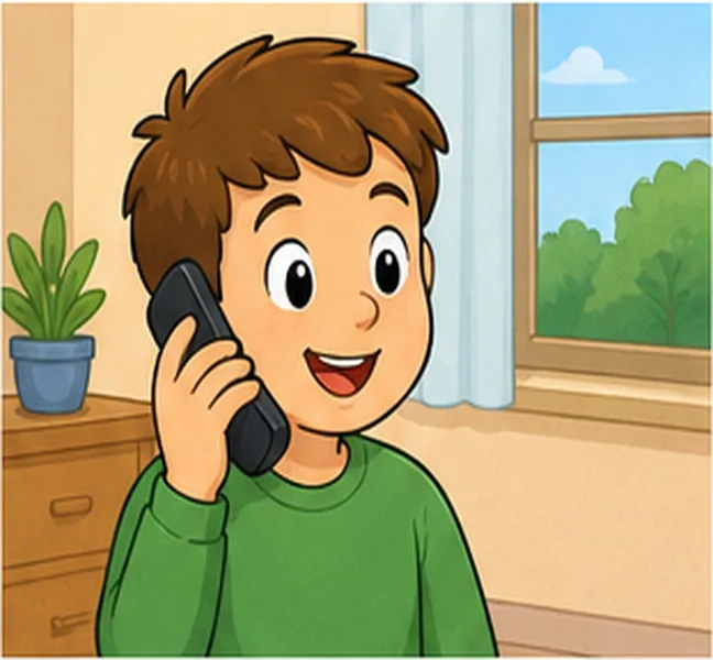 talking on the phone