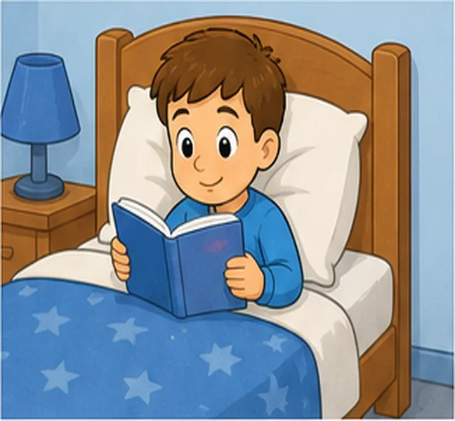 reading in bed