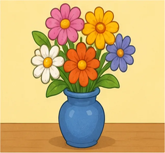 flowers in a vase