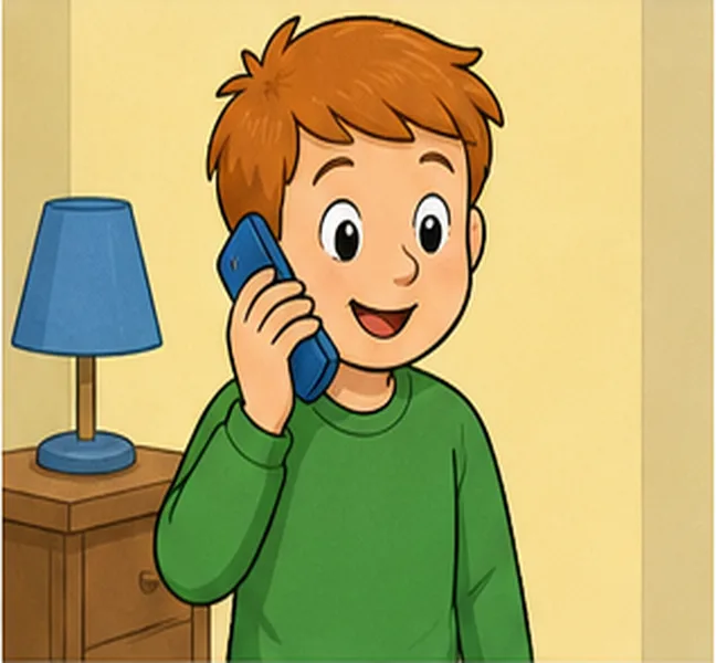 talking on the phone