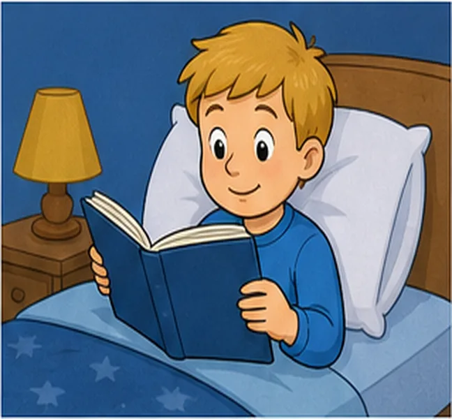 reading in bed