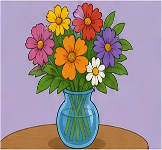 flowers in a vase