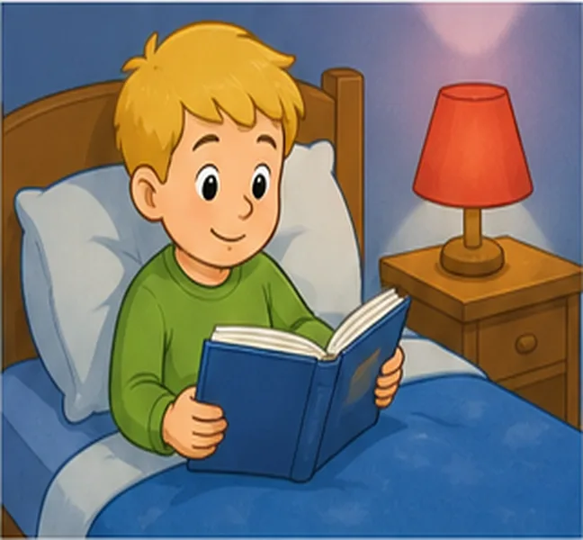 reading in bed