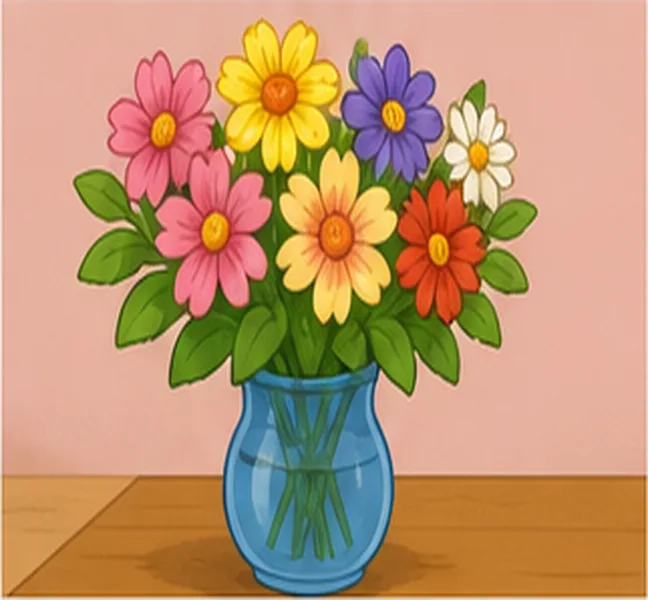 flowers in a vase