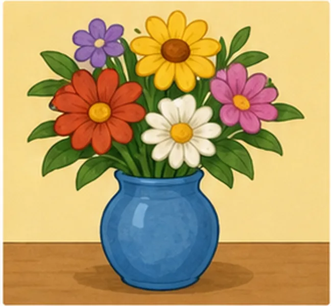 flowers in a vase