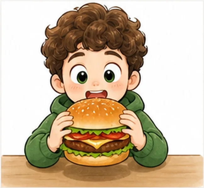 a burger