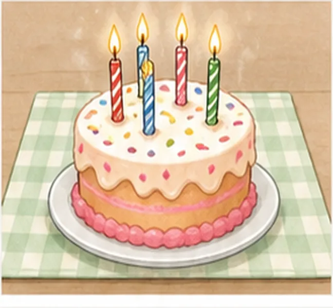 a birthday cake