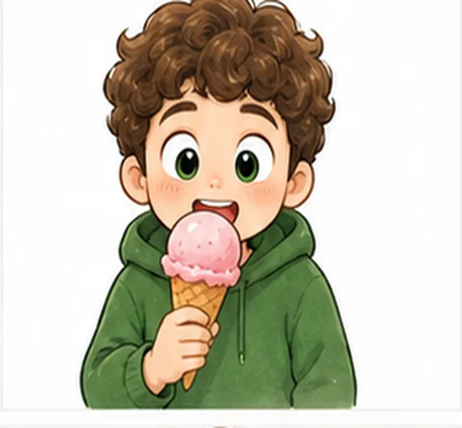 an ice cream