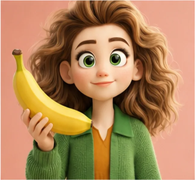 a banana